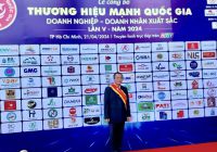 Bao Lam Hoang Nguyen nhận vinh danh tại “Thương hiệu Mạnh Quốc Gia và Doanh nghiệp - Doanh nhân xuất sắc” lần V